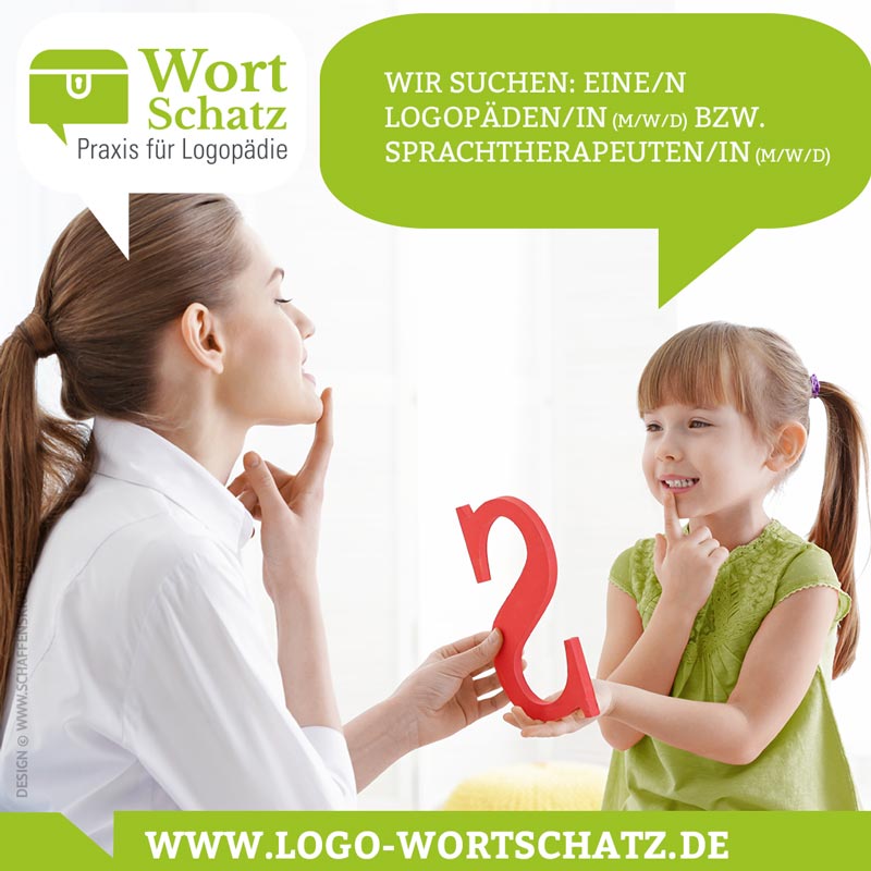 Logopäden/in (m/w/d) bzw. Sprachtherapeuten/in (m/w/d)